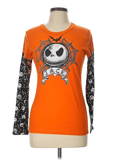 Pre-owned Disney Long Sleeve T-shirt In Orange