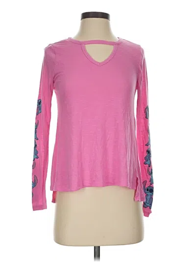 Pre-owned Disney Long Sleeve T-shirt In Pink