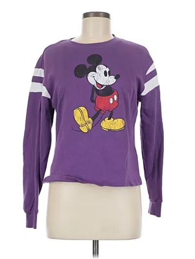 Pre-owned Disney Long Sleeve T-shirt In Purple