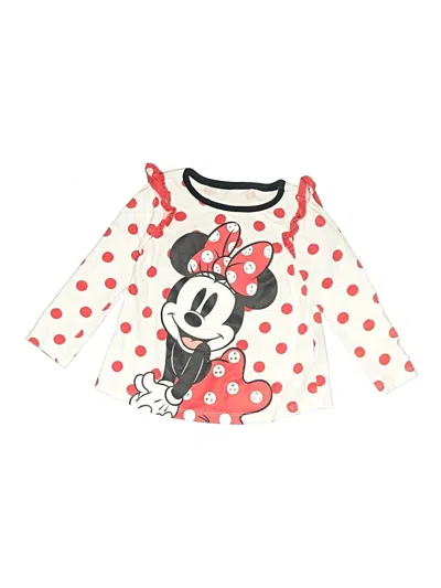 Pre-owned Disney Kids' Long Sleeve T-shirt In Red
