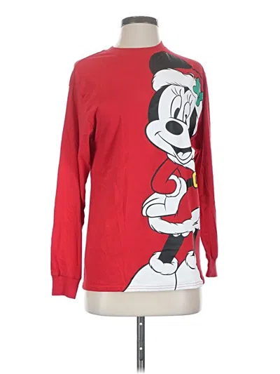 Pre-owned Disney Long Sleeve T-shirt In Red