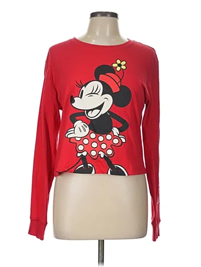 Pre-owned Disney Long Sleeve T-shirt In Red