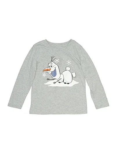 Pre-owned Disney Kids' Long Sleeve T-shirt In Silver