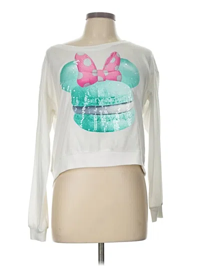 Pre-owned Disney Long Sleeve T-shirt In White