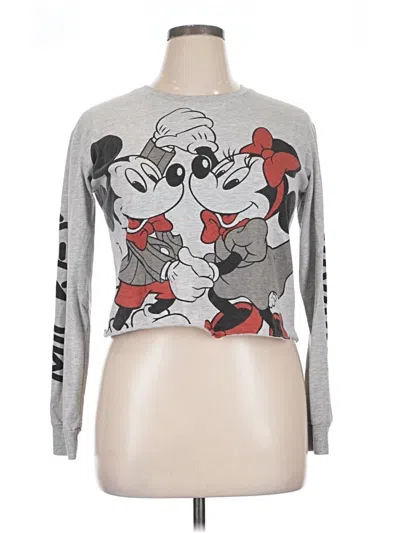 Pre-owned Disney Long Sleeve Turtleneck In Silver