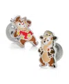 Disney Men's Chip And Dale Cufflinks In Multi