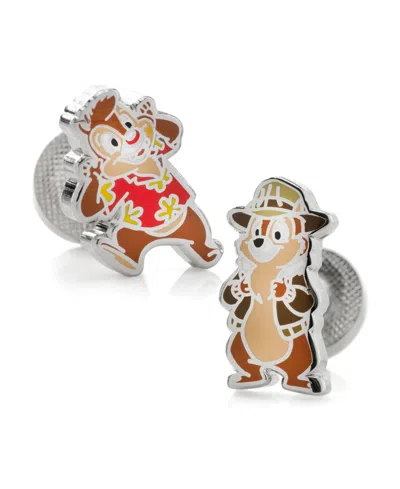 Disney Men's Chip And Dale Cufflinks In Multi
