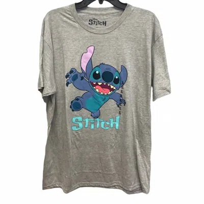 Disney Men's Short Sleeve Crew Neck Tee In Dove Gray In Grey