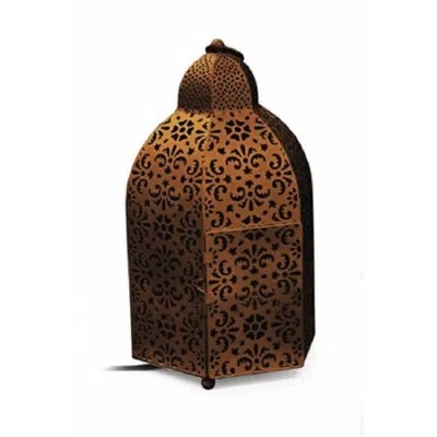 Disney Metal Moroccan 15" Table Lamp In Bronze