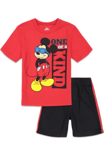 Disney Kids'  Mickey Mouse 2-piece T-shirt And Shorts Set In Multi