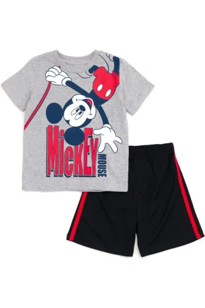 Disney Kids'  Mickey Mouse 2-piece T-shirt And Shorts Set In Multi