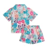 Disney Mickey Mouse & Friends Button-down T-shirt & Shorts Set