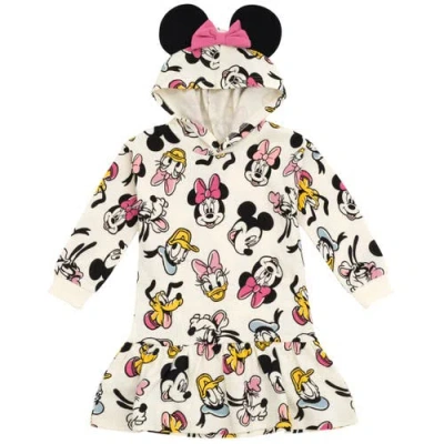 Disney Babies'  Mickey Mouse & Friends Cosplay Fleece Hooded Dress In Multi