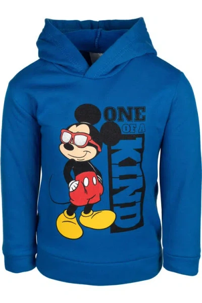 Disney Kids'  Mickey Mouse & Friends Fleece Hoodie In Blue