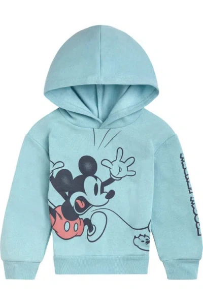 Disney Kids'  Mickey Mouse & Friends Fleece Hoodie In Blue