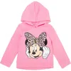 Disney Kids'  Mickey Mouse & Friends Pullover Hoodie In Pink