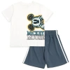 Disney Kids'  Mickey Mouse & Friends T-shirt & Mesh Shorts Set In Multi