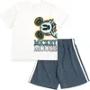 Disney Babies'  Mickey Mouse & Friends T-shirt & Mesh Shorts Set In Multi