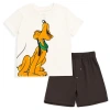 Disney Kids'  Mickey Mouse & Friends T-shirt & Mesh Shorts Set In Multi