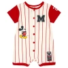 Disney Mickey Mouse Athletic One Piece Romper In Multi