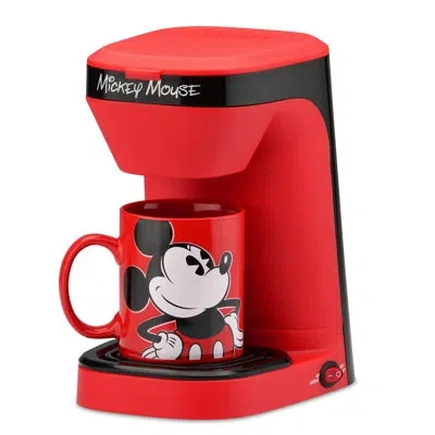 Disney Mickey Mouse Coffee Maker In Red
