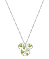 Disney Mickey Mouse Cubic Zirconia Tennis Pendant Necklace
