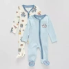 Disney Mickey Mouse Disney Baby Boys 2-pc. Mickey Mouse Sleep And Play In Blue