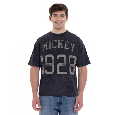 Disney Mickey Mouse Football T-shirt In Black