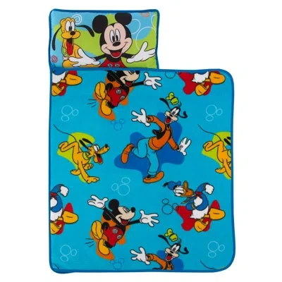 Disney Mickey Mouse Fun Starts Here Toddler Collec Toddler Sleeping Bag In Blue