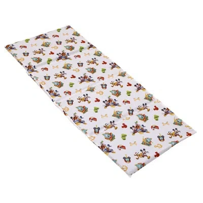 Disney Mickey Mouse Funhouse Crew Preschool Nap Pad Sheet In Blue;white;red;yellow