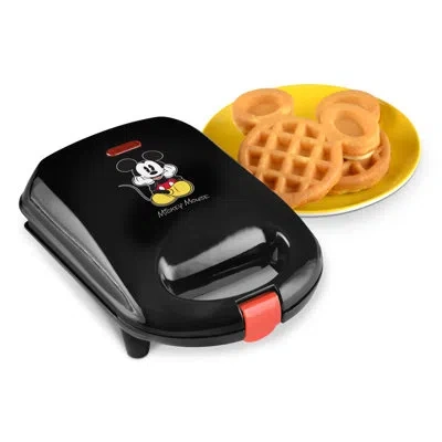 Disney Mickey Mouse Mini Standard Waffle Maker In Black