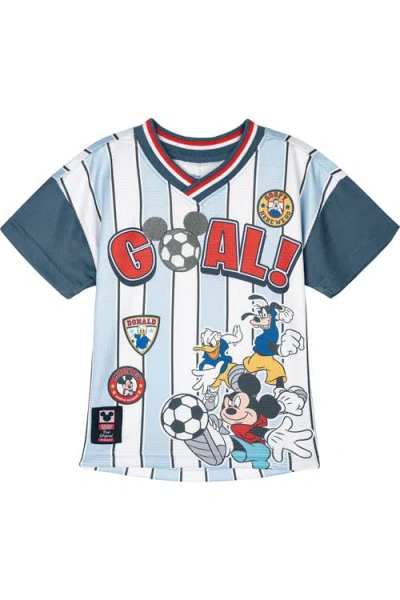 Disney Kids'  Mickey Mouse Short Sleeve Soccer Jersey In Multi