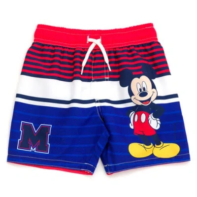 Disney Babies'  Mickey Mouse Swimwear Swim Trunks In Multi