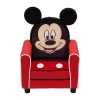 Disney Mickey Mouse Upholstered Kids Chair In Red