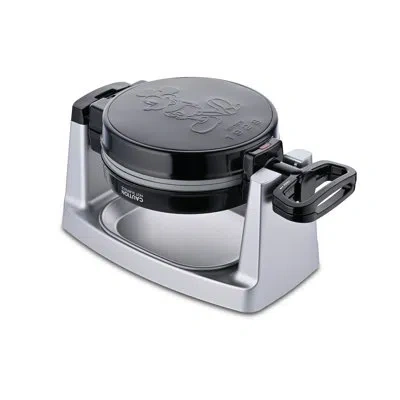 Disney Mickey Mouse Waffle And Donut Maker With Removable Plates In Black;gray
