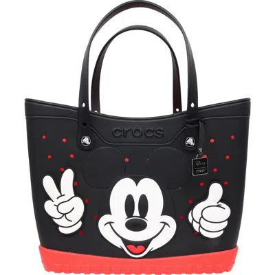 Disney Mickey Mouse X Crocs Classic Large Tote In Black