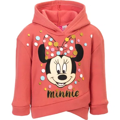 Disney Kids'  Minnie Mouse 2-piece Fleece Hoodie And Leggings Set In Red