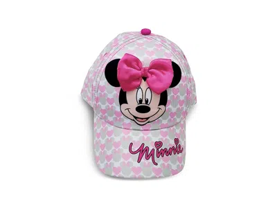Disney Minnie Mouse Baseball Cap (toddler/little Kids) Baseball Caps Minnie Mouse Hearts: 2-4 Toddler In Pink