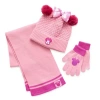 Disney Minnie Mouse Disney Little & Big Kid Girls 3-pc. Minnie Mouse Cold Weather Set In Pink