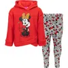 Disney Minnie Mouse Hoodie & Leggings Set In Multi