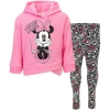 Disney Babies'  Minnie Mouse Hoodie & Leggings Set In Multi