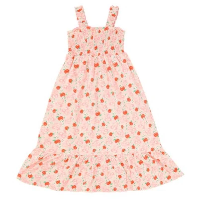 Disney Kids'  Minnie Mouse Maxi Strappy Dress In Pink