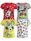 Disney Minnie Mouse Mickey Mouse & Friends 4-pack T-shirts In Multi
