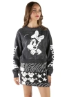 Disney Minnie Mouse Pullover Sweatshirt In Black