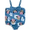 Disney Minnie Mouse Sleeveless Bubble Romper In Blue
