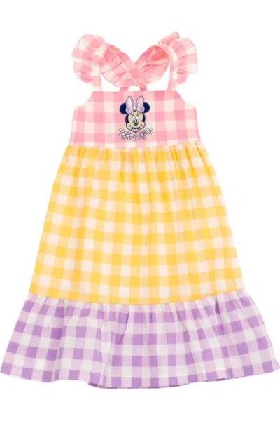 Disney Babies'  Minnie Mouse Sleeveless Midi Dress In Multi