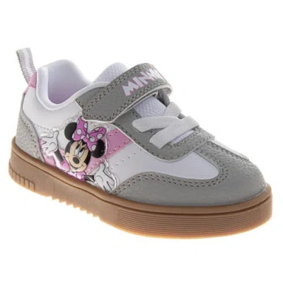 Disney Minnie Mouse Sneaker Toddler Little Kid In Gray