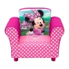 Disney Minnie Mouse Upholstered Kids Chair In Pink