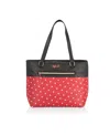 Disney Minnie Mouse Uptown Cooler Tote Bag In Black