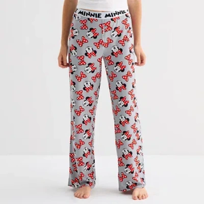 Disney Mjc Womens Minnie Mouse Pajama Pants In Gray